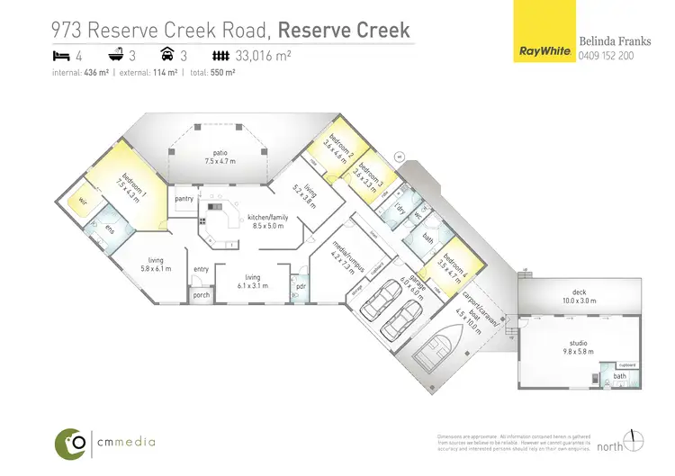 Floorplan of Homely rural property listing, 973 Reserve Creek Road, Reserve Creek NSW 2484