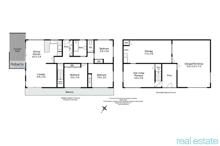 Floorplan of Homely house listing, 12 Quinn Street, Penguin TAS 7316