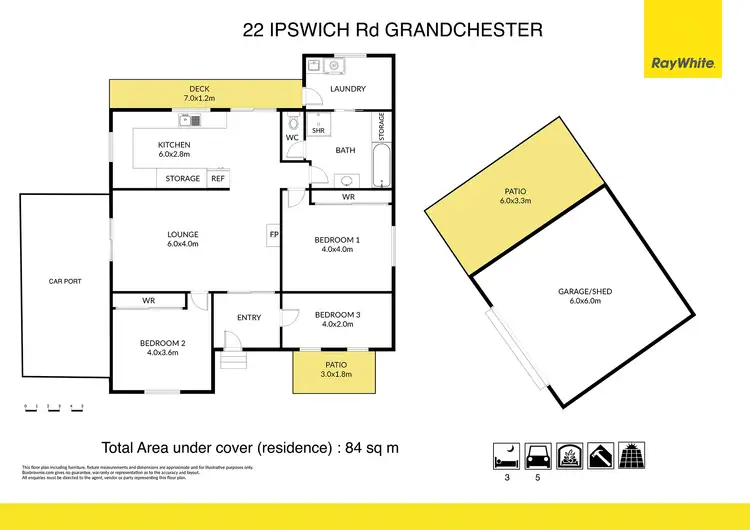 Floorplan of Homely house listing, 22 Ipswich Road, Grandchester QLD 4340
