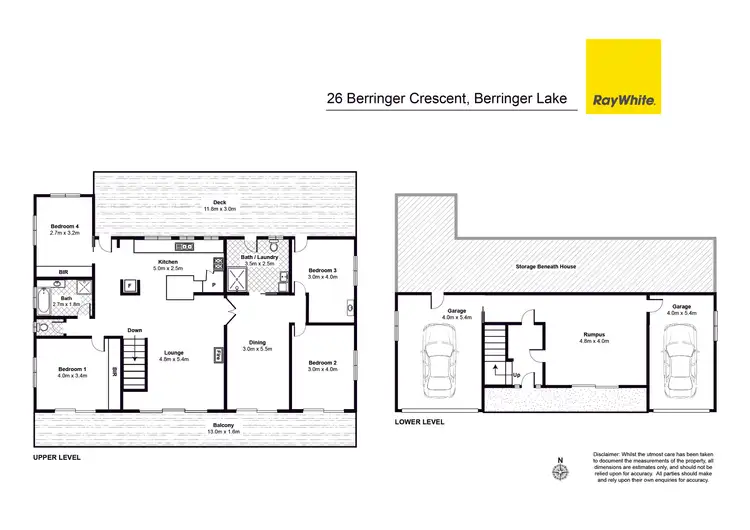 Floorplan of Homely house listing, 26 Berringer Crescent, Berringer Lake NSW 2539