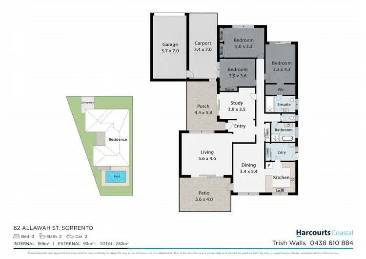 Floorplan of Homely house listing, 62 Allawah Street, Sorrento QLD 4217