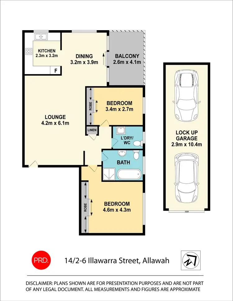 Floorplan of Homely unit listing, 14/2-6 Illawarra Street, Allawah NSW 2218