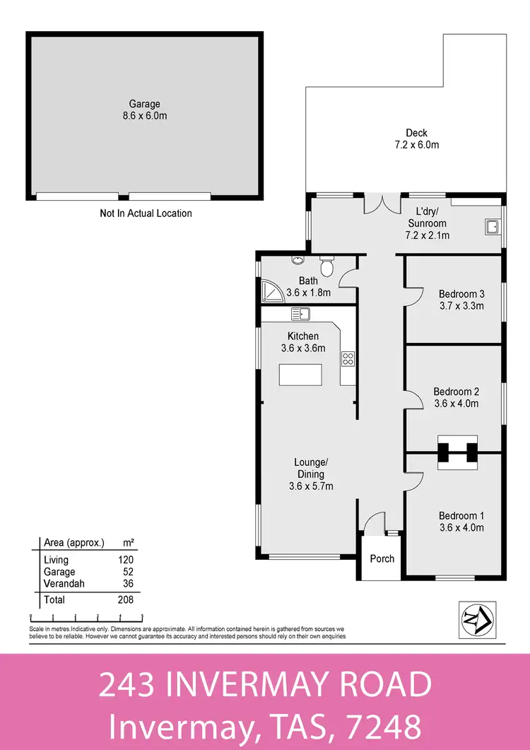 Floorplan of Homely house listing, 243 Invermay Road, Invermay TAS 7248