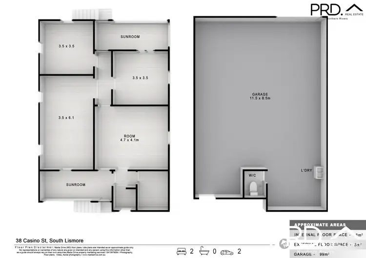 Floorplan of Homely house listing, 38 Casino Street, South Lismore NSW 2480
