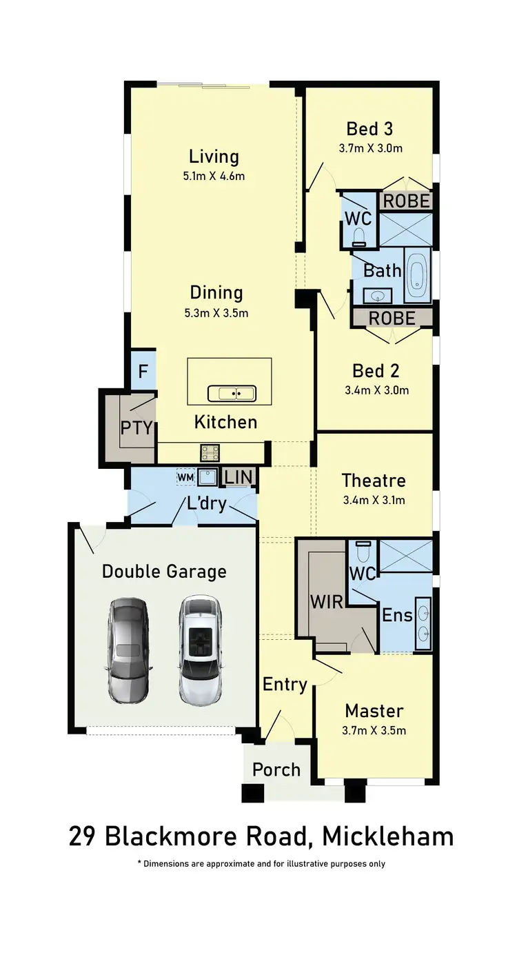 Floorplan of Homely house listing, 29 Blackmore Road, Mickleham VIC 3064