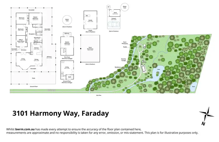 Floorplan of Homely house listing, 3101 Harmony Way, Faraday VIC 3451