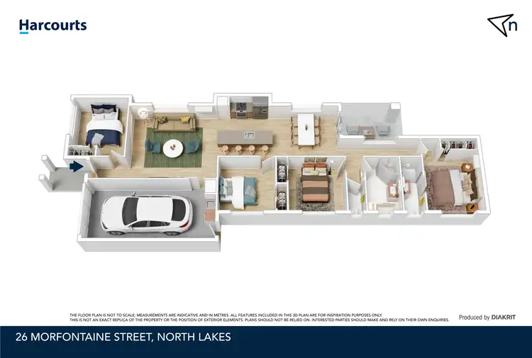 Floorplan of Homely house listing, 26 Morfontaine Street, North Lakes QLD 4509
