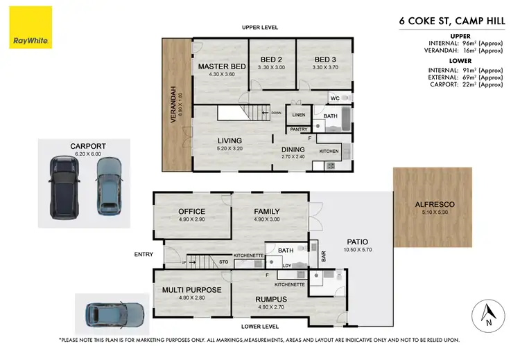Floorplan of Homely house listing, 6 Coke Street, Camp Hill QLD 4152