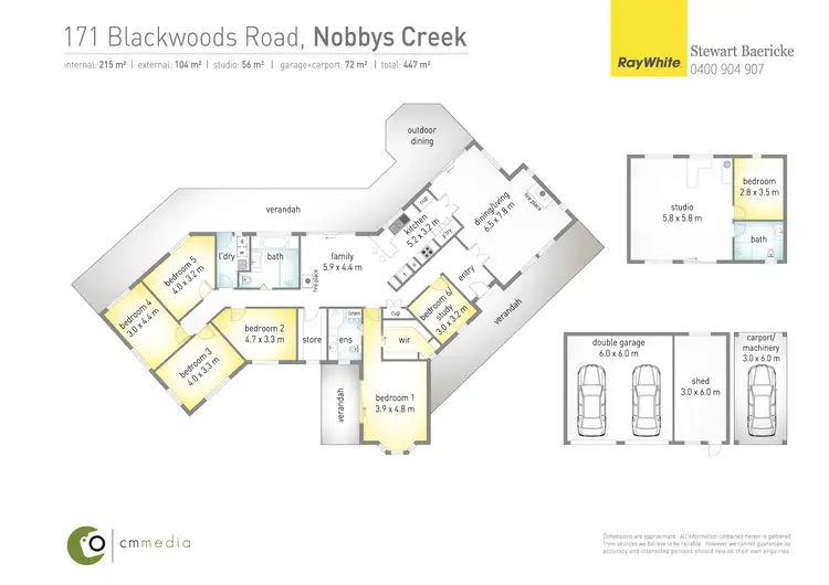 Floorplan of Homely house listing, 171 Blackwoods Road, Nobbys Creek NSW 2484