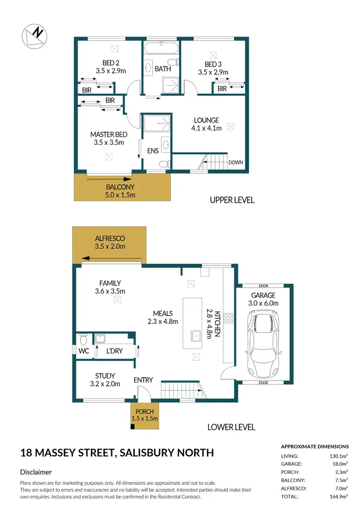 Floorplan of Homely house listing, 18 Massey Street, Salisbury North SA 5108