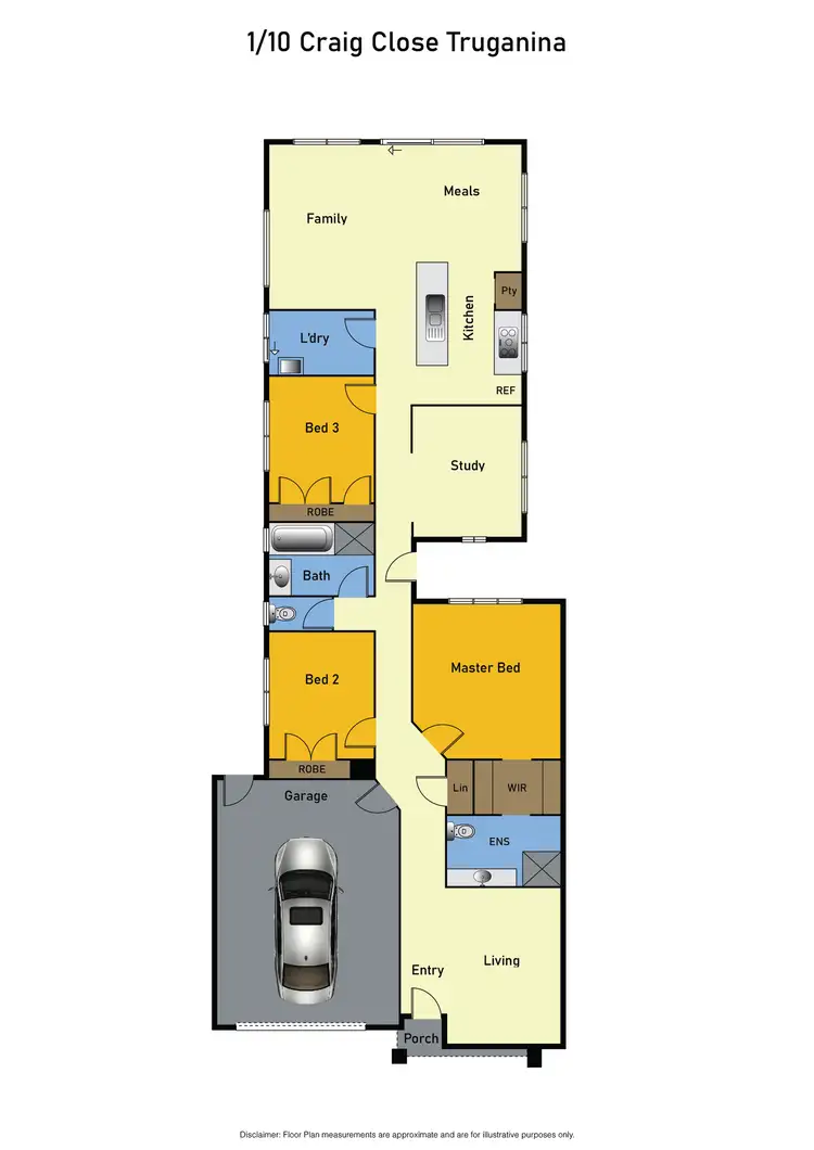 Floorplan of Homely house listing, 1/10 Craig Close, Truganina VIC 3029