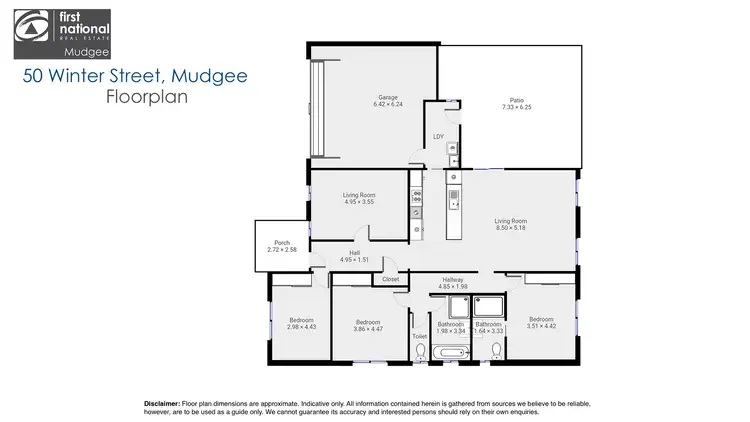 Floorplan of Homely house listing, 50 Winter Street, Mudgee NSW 2850