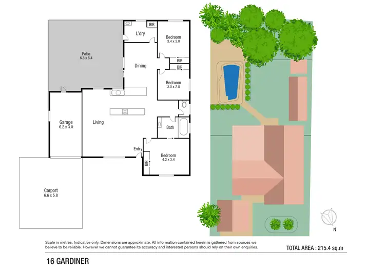 Floorplan of Homely house listing, 16 Gardiner Court, Kelso QLD 4815