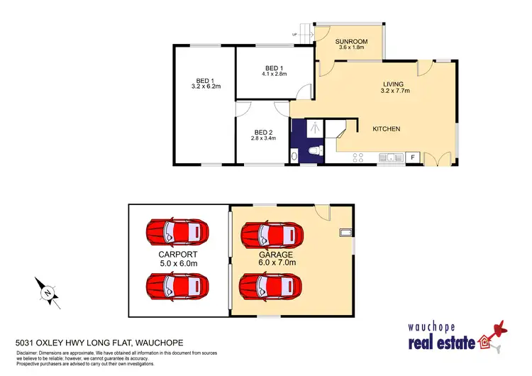 Floorplan of Homely house listing, 5031 Oxley Highway, Long Flat NSW 2446