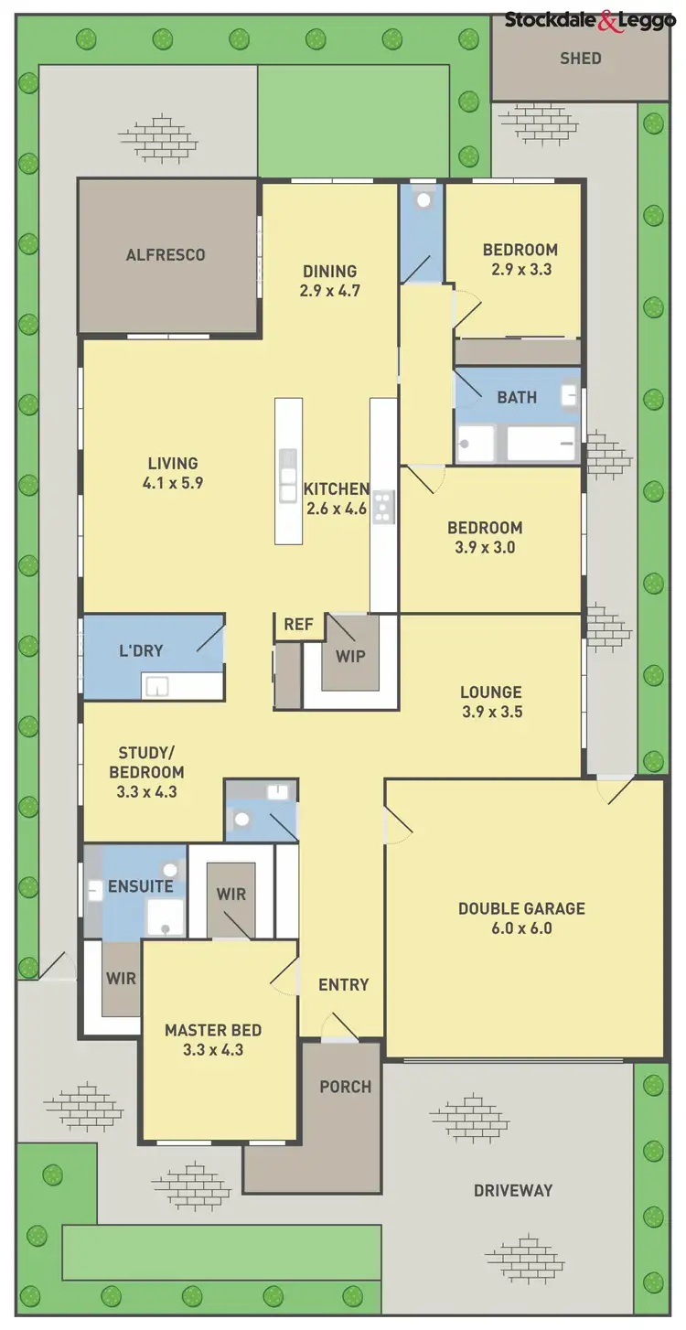 Floorplan of Homely house listing, 3 Beryl Crescent, Greenvale VIC 3059