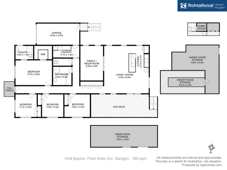 Floorplan of Homely house listing, 18 Booyaa Street, Kingston TAS 7050