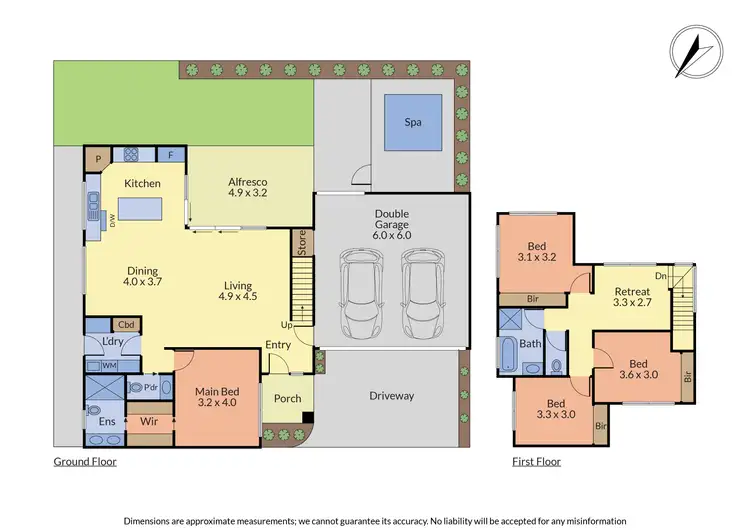 Floorplan of Homely townhouse listing, 2/113 Windermere Drive, Ferntree Gully VIC 3156