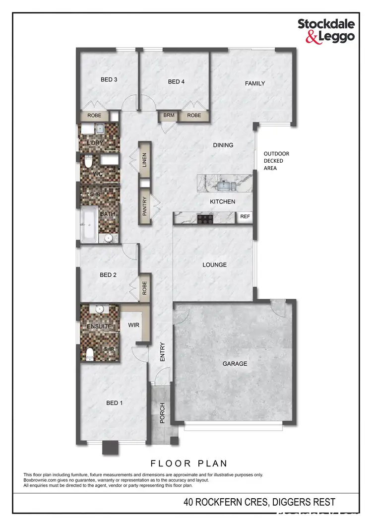 Floorplan of Homely house listing, 103 Rockfern Crescent, Diggers Rest VIC 3427