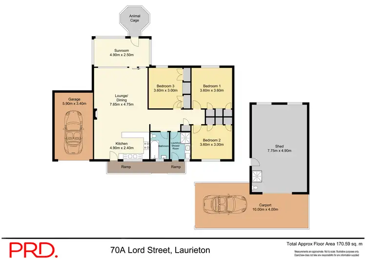 Floorplan of Homely house listing, 70A Lord Street, Laurieton NSW 2443