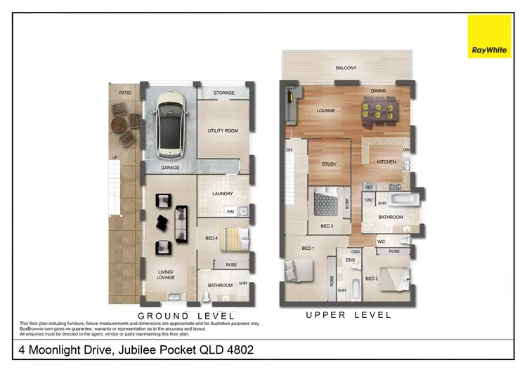 Floorplan of Homely house listing, 4 Moonlight Drive, Jubilee Pocket QLD 4802