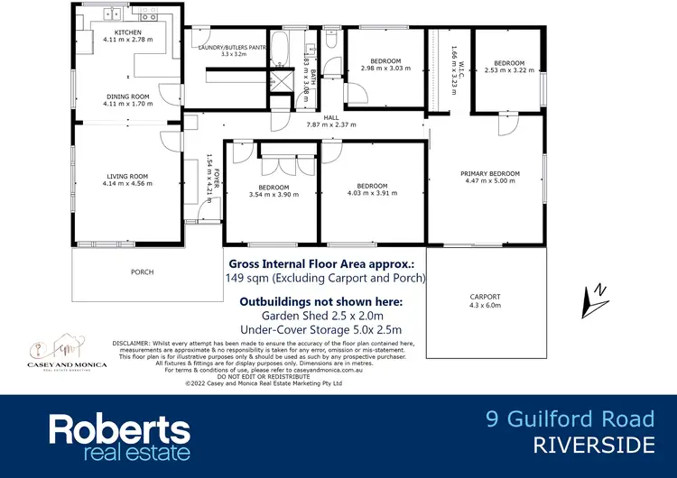 Floorplan of Homely house listing, 9 Guilford Road, Riverside TAS 7250