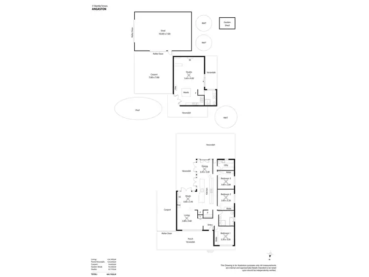 Floorplan of Homely house listing, 3 Yalumba Terrace, Angaston SA 5353