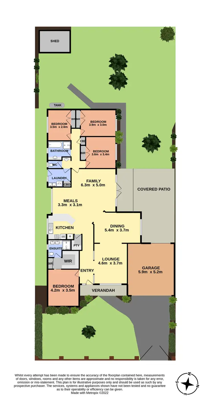 Floorplan of Homely house listing, 82 Bridgewater Way, Rowville VIC 3178