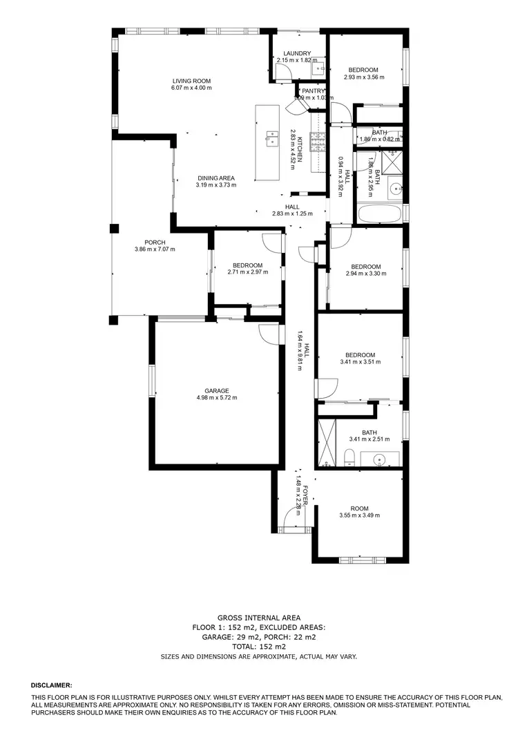 Floorplan of Homely house listing, 28 Whitecedar Circuit, North Lakes QLD 4509
