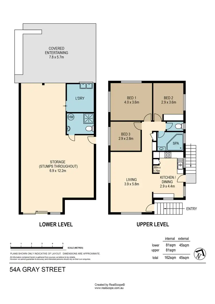 Floorplan of Homely house listing, 54A Gray Street, Carina QLD 4152