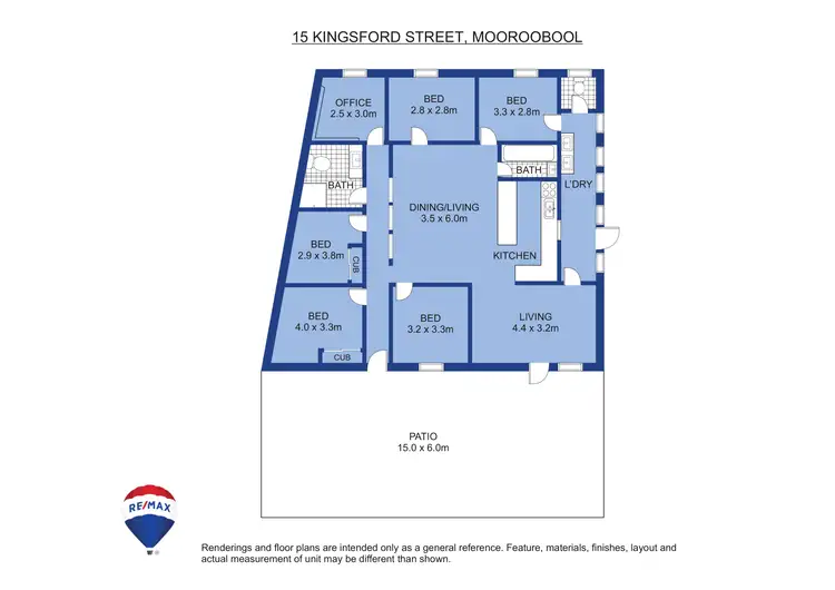 Floorplan of Homely house listing, 15 Kingsford Street, Mooroobool QLD 4870