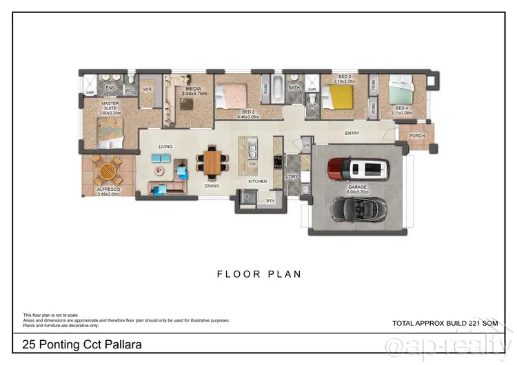 Floorplan of Homely house listing, 25 Ponting Circuit, Pallara QLD 4110