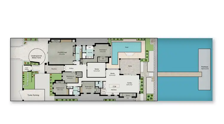 Floorplan of Homely house listing, 31 Lindsay Parade, Paradise Point QLD 4216
