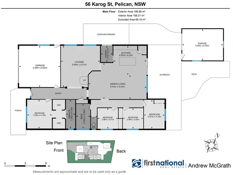 Floorplan of Homely house listing, 56 Karog Street, Pelican NSW 2281