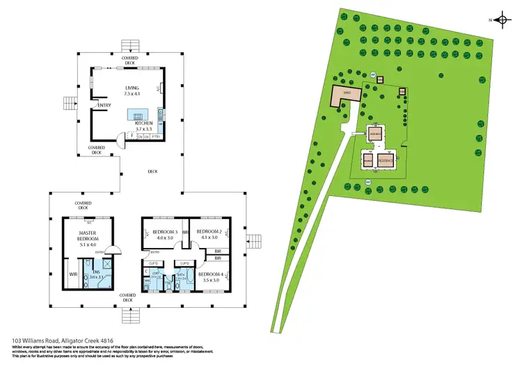 Floorplan of Homely house listing, 103 Williams Road, Alligator Creek QLD 4816