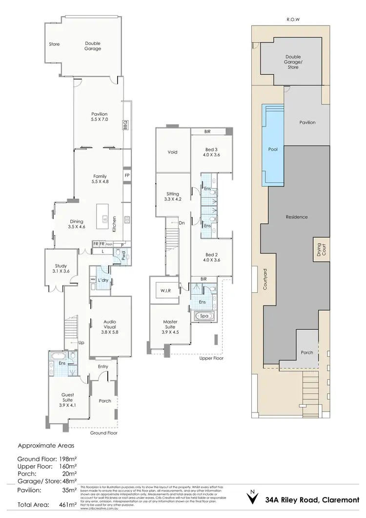 Floorplan of Homely house listing, 34A Riley Road, Claremont WA 6010