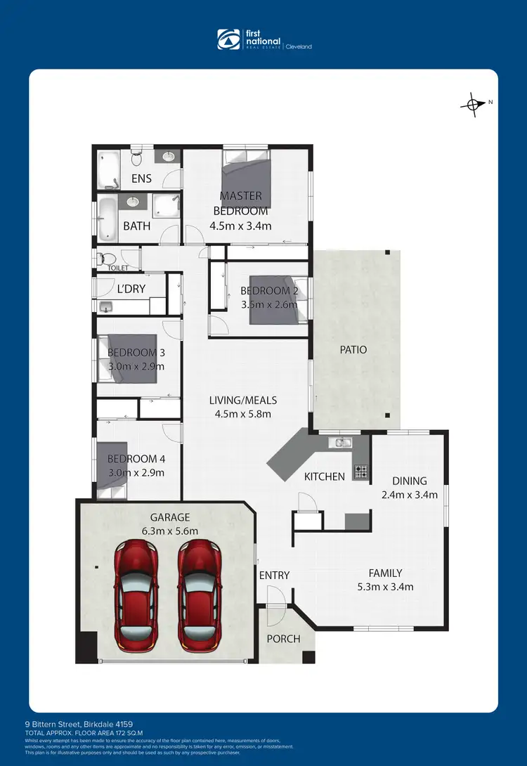 Floorplan of Homely house listing, 9 Bittern Street, Birkdale QLD 4159