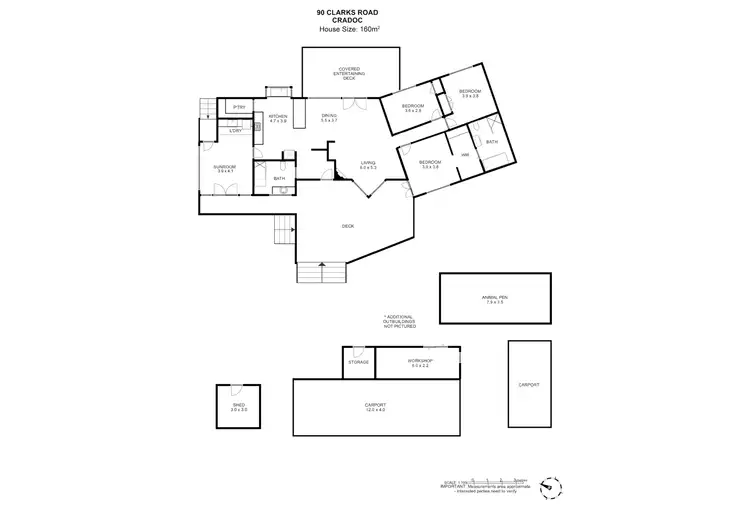 Floorplan of Homely house listing, 90 Clarks Road, Cradoc TAS 7109