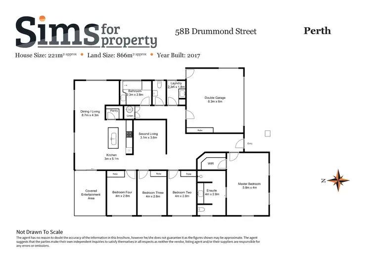 Floorplan of Homely house listing, 58B Drummond Street, Perth TAS 7300