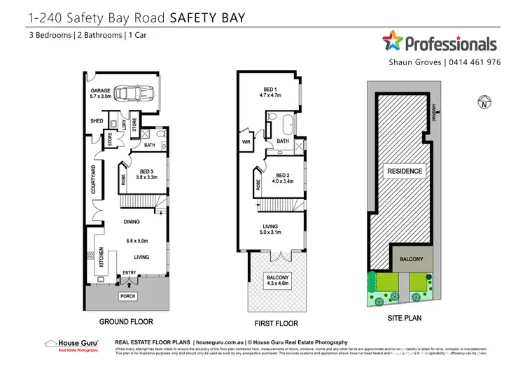 Floorplan of Homely house listing, 1/240 Safety Bay Road, Safety Bay WA 6169