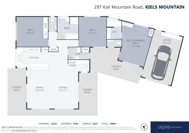 Floorplan of Homely house listing, 297 Kiel Mountain Road, Kiels Mountain QLD 4559