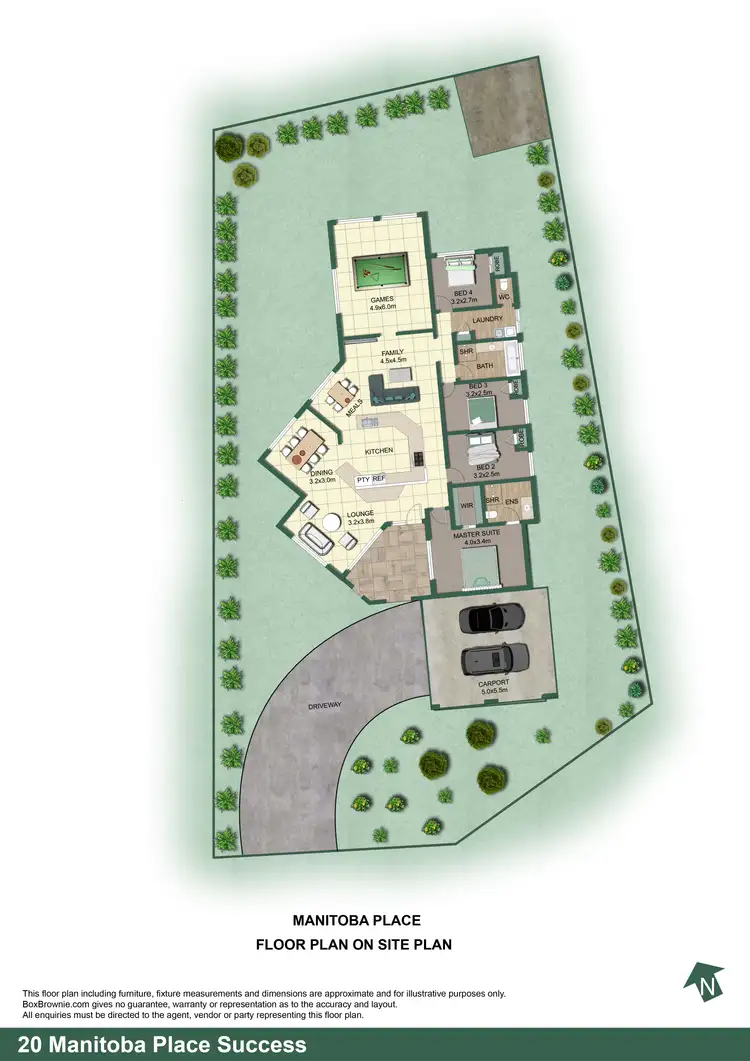 Floorplan of Homely house listing, 20 Manitoba Place, Success WA 6164