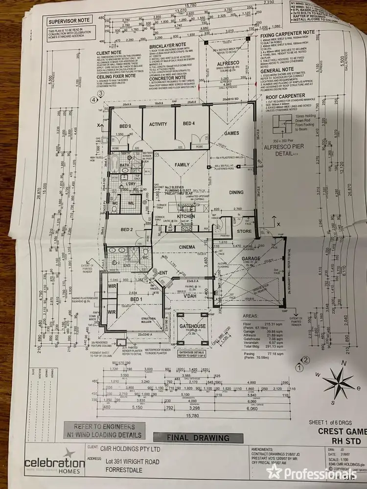 Floorplan of Homely house listing, 377 Wright Road, Piara Waters WA 6112