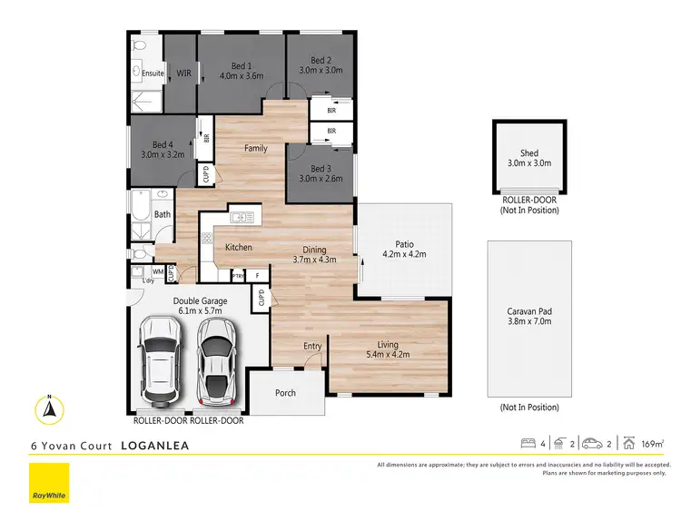 Floorplan of Homely house listing, 6 Yovan Court, Loganlea QLD 4131