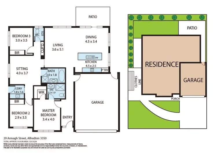 Floorplan of Homely house listing, 29 Armagh Street, Alfredton VIC 3350