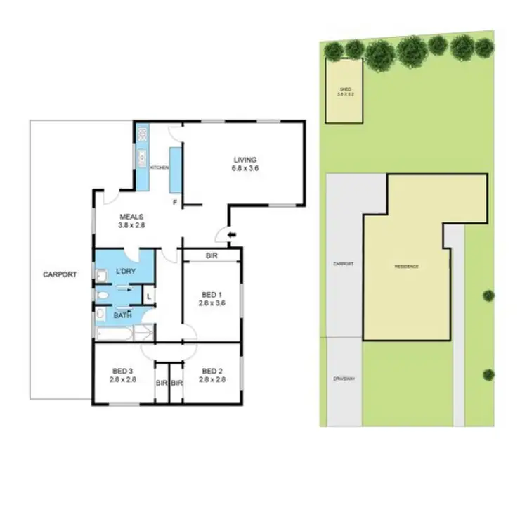 Floorplan of Homely house listing, 11 Mourell Street, Sunshine West VIC 3020