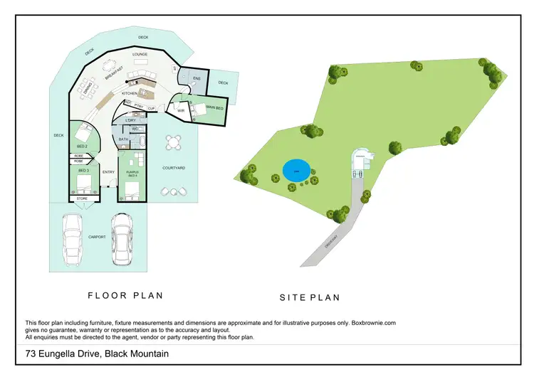 Floorplan of Homely house listing, 73 Eungella Drive, Black Mountain QLD 4563