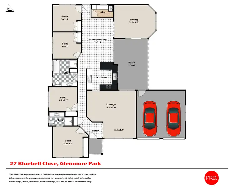 Floorplan of Homely house listing, 27 Bluebell Close, Glenmore Park NSW 2745