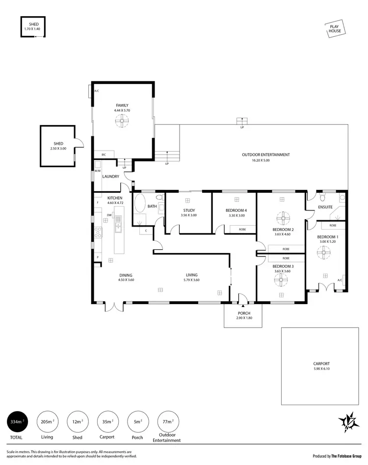Floorplan of Homely house listing, 2 Florida Court, Panorama SA 5041