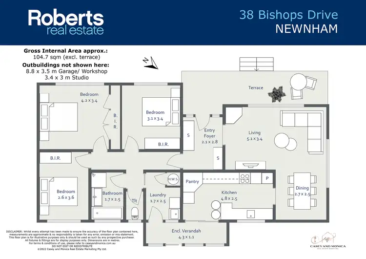 Floorplan of Homely house listing, 38 Bishops Drive, Newnham TAS 7248