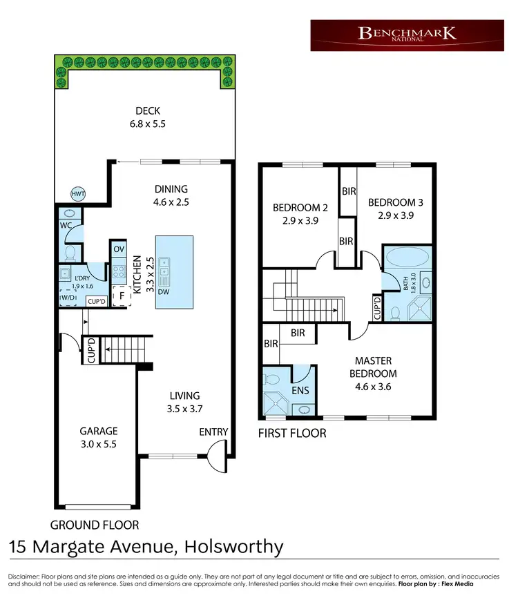 Floorplan of Homely semi-detached listing, 15 Margate Avenue, Holsworthy NSW 2173